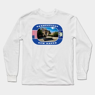 Connecticut, New Haven City, USA Long Sleeve T-Shirt